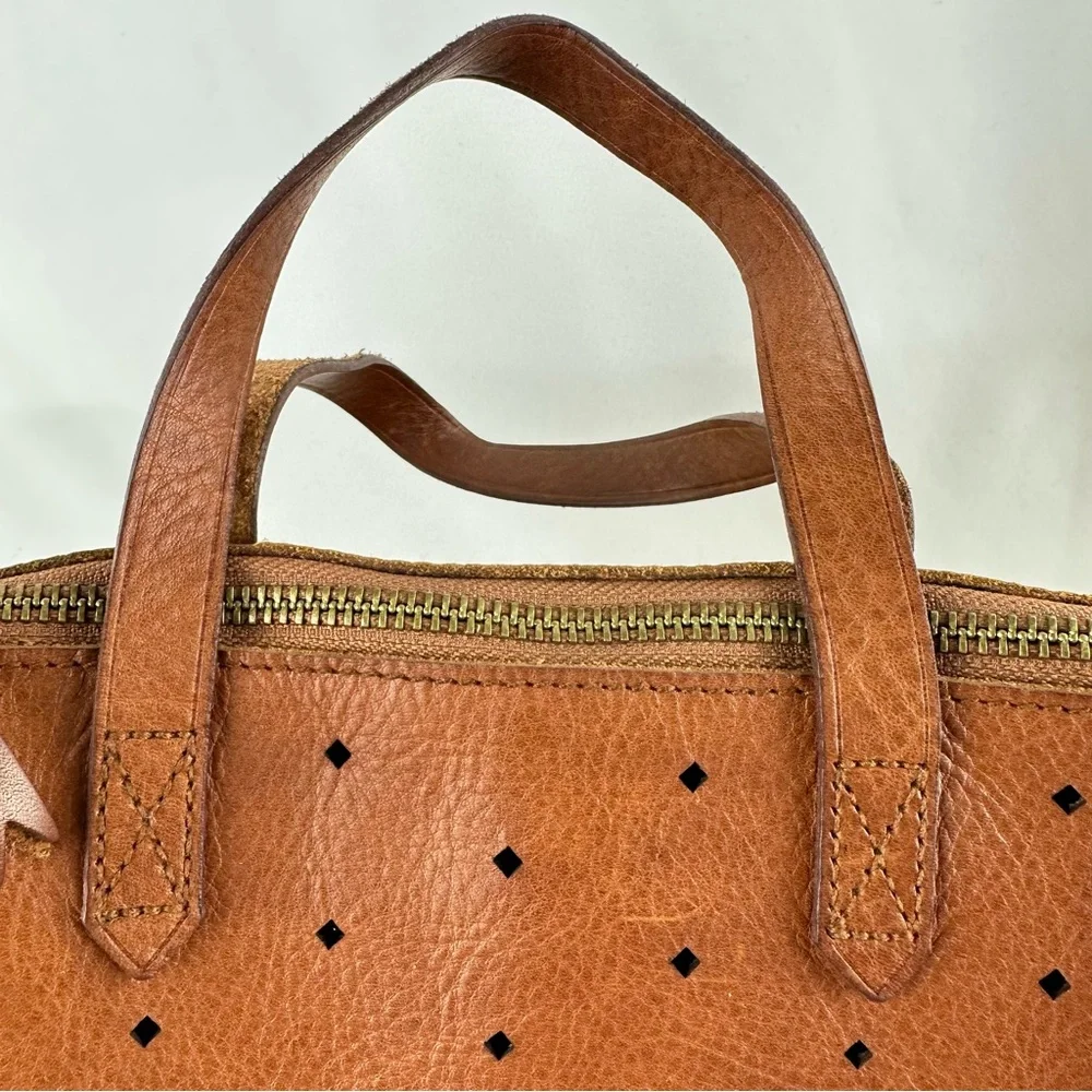 Madewell Brown Perforated Crossbody Bag - Picture 13 of 16